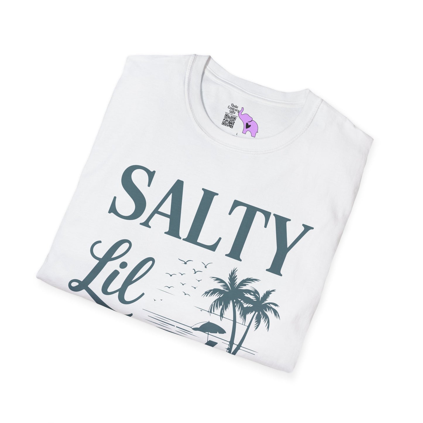 Salty LIl' Beach Adult T-shirt