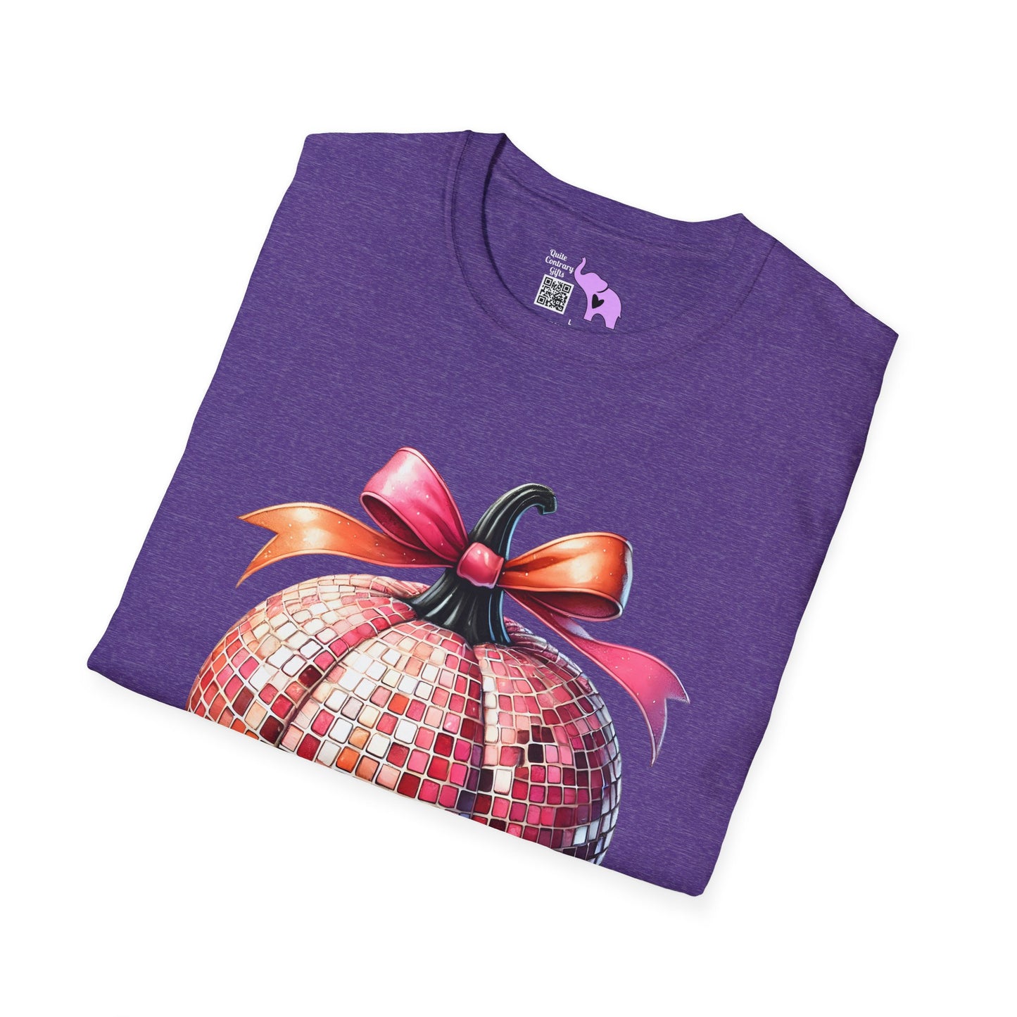 Disco Pumpkin Adult T-shirt