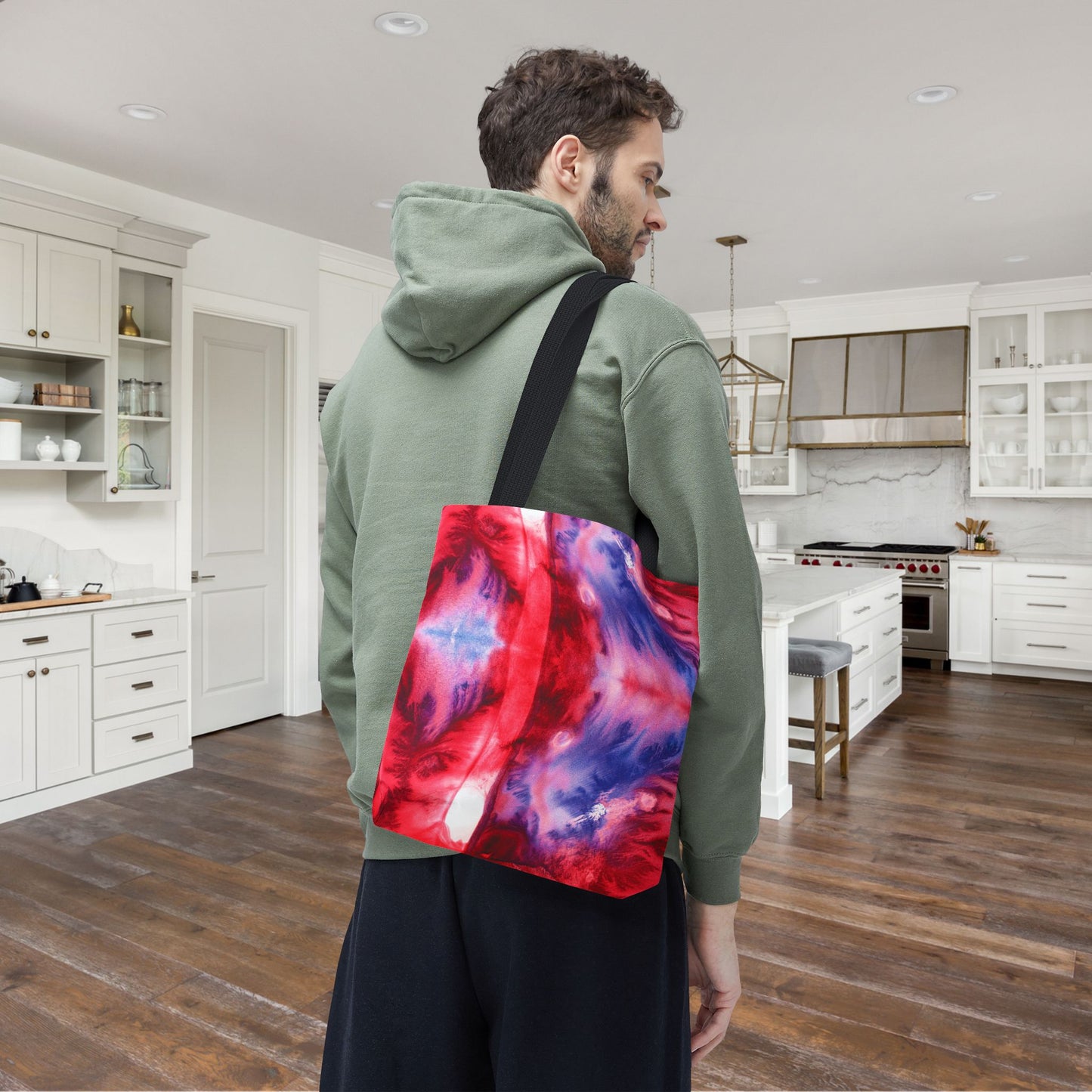 Freedom Swirl Canvas Tote Bag