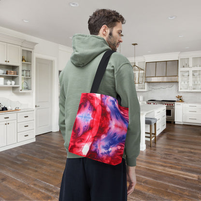 Freedom Swirl Canvas Tote Bag