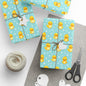 Ducky Dot Parade Wrapping Paper