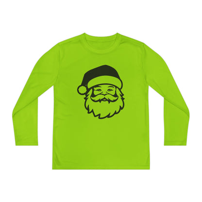 Santa Face Youth Long Sleeve Tee