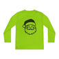 Santa Face Youth Long Sleeve Tee