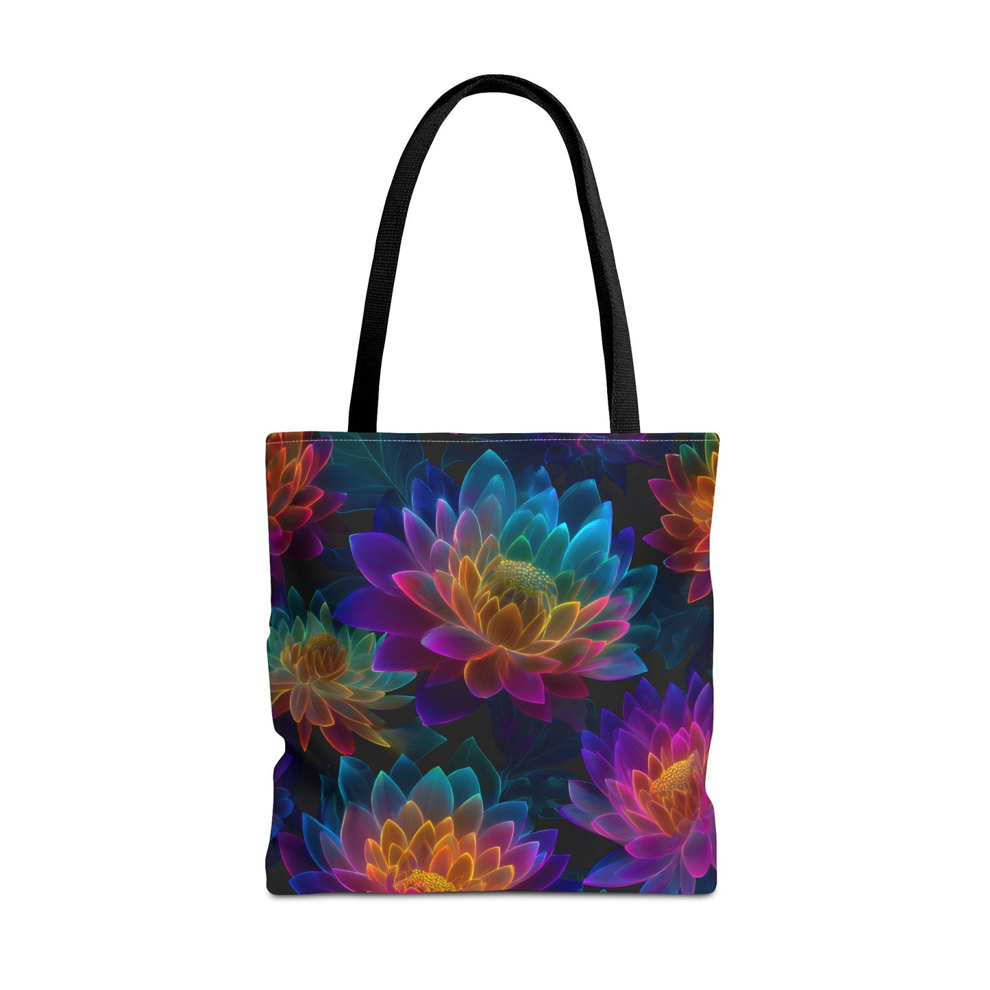 Luminous Lotus Canvas Tote Bag