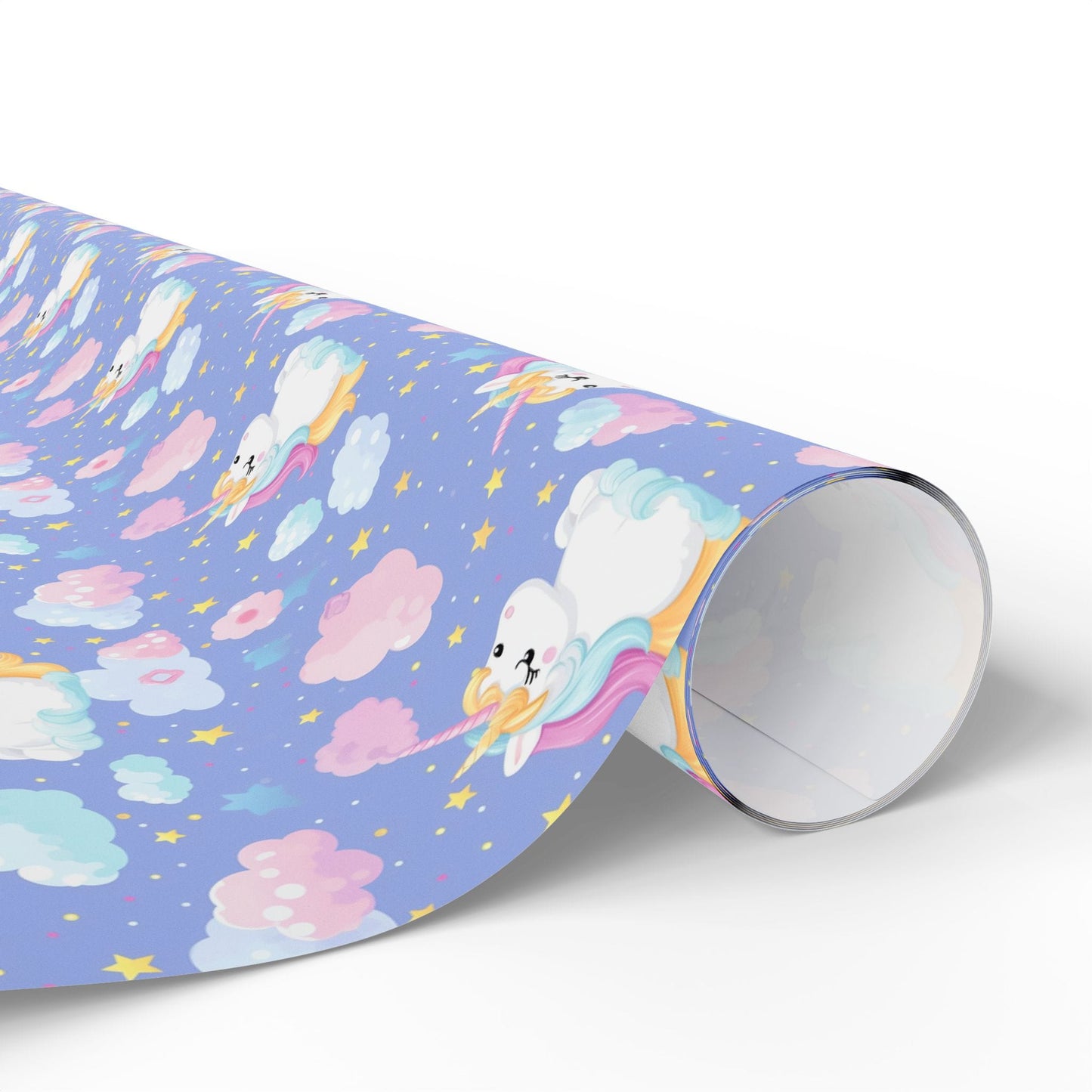 Sleepy Sky Unicorns Wrapping Paper