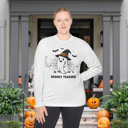 Spooky Teacher Adult Long Sleeve Tee