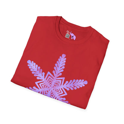 Large Snowflake 2 Adult T-shirt