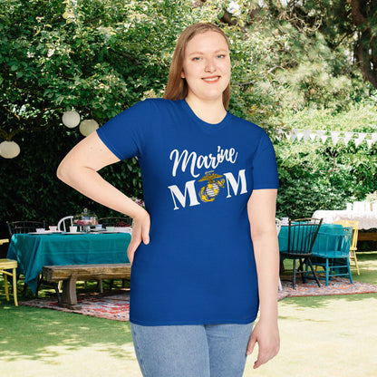 Marine Mom Adult T-shirt