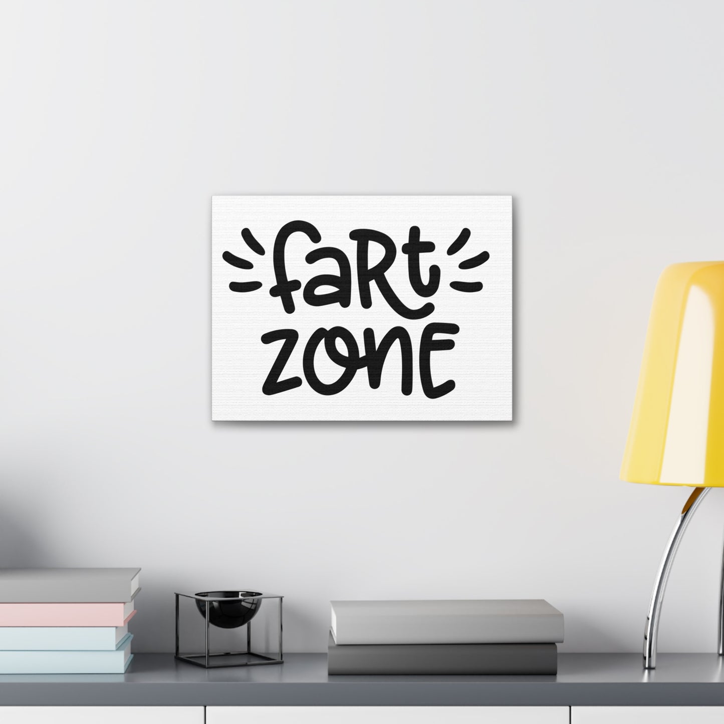 Fart Zone Canvas Horizontal Wraps w/o Frame