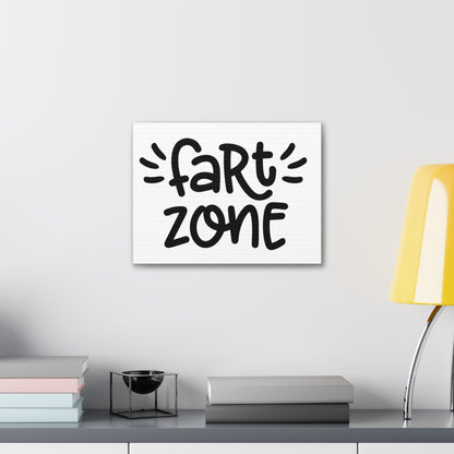 Fart Zone Canvas Horizontal Wraps w/o Frame