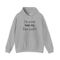 I'm Nicer Than My Face Looks Heavy Blend™ Hooded Sweatshirt
