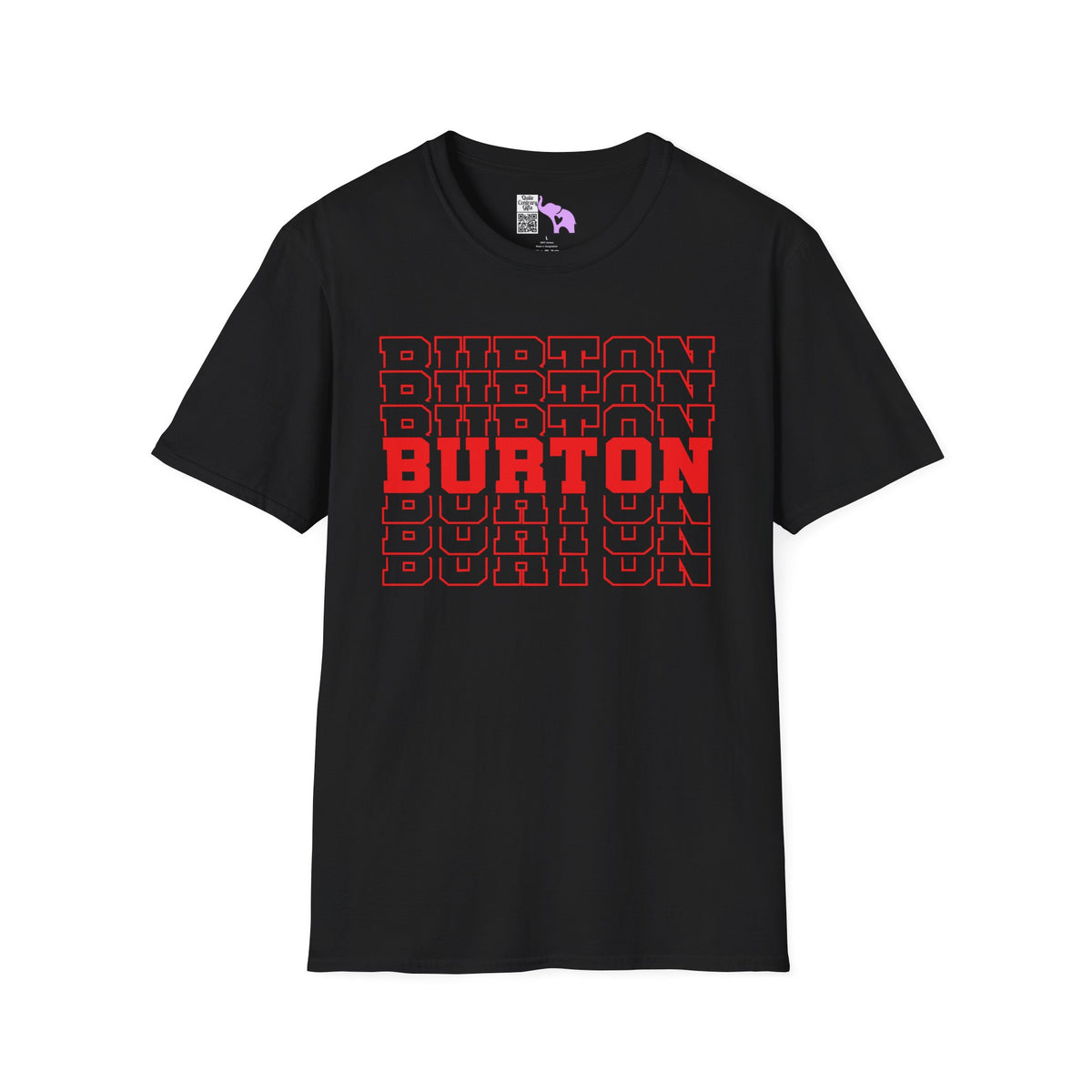 Burton (Stacked) Adult T-shirt