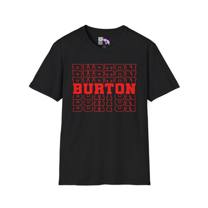 Burton (Stacked) Adult T-shirt