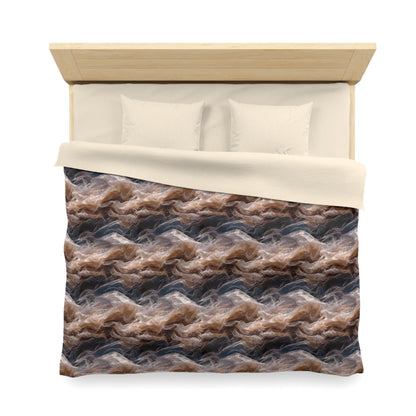 Dawnveil Sheer & Lace Microfiber Duvet Cover