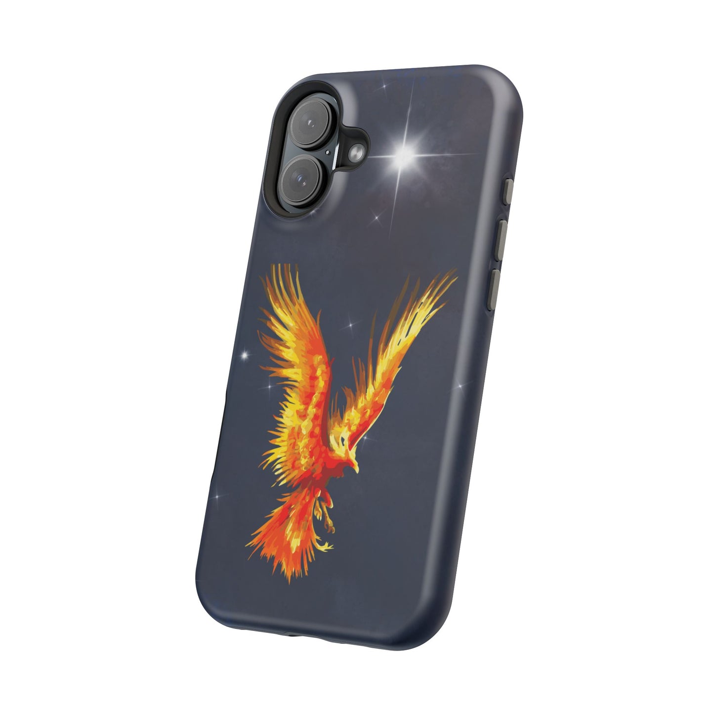 Phoenix Over Nebula MagSafe® Compatible Tough Case for iPhone