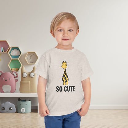 So Cute (Giraffe) Toddler Tee