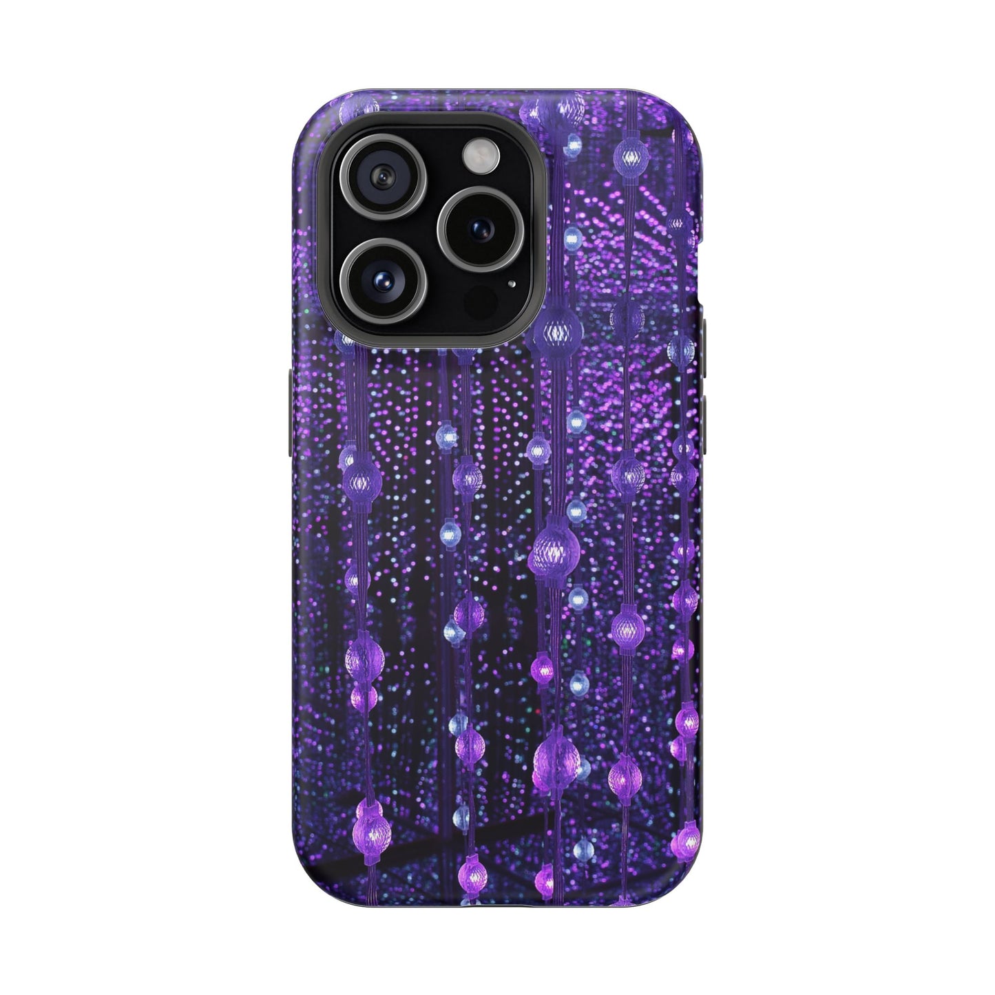 Purple Raindrops MagSafe® Compatible Tough Case for iPhone