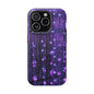 Purple Raindrops MagSafe® Compatible Tough Case for iPhone