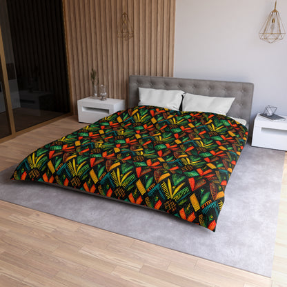 Kujichagulia Waves Microfiber Duvet Cover