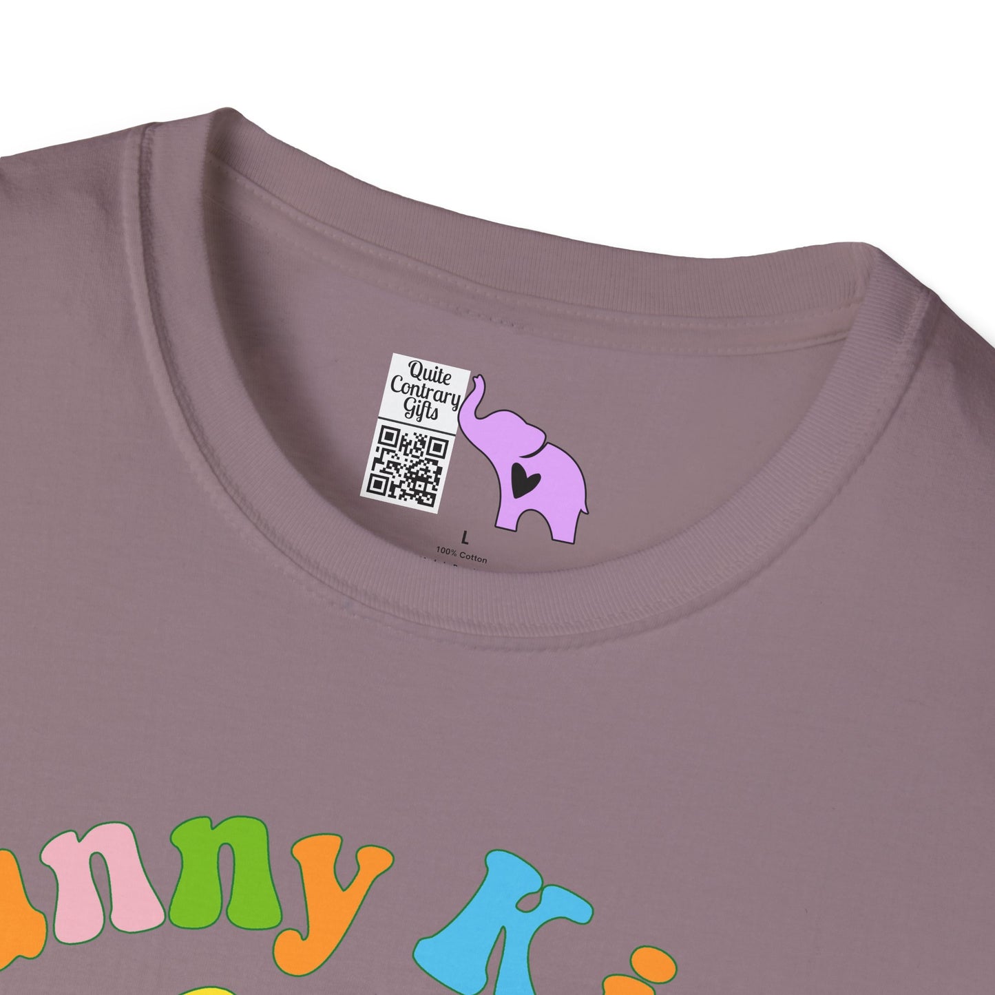 Bunny Kisses Easter Wishes Adult T-shirt