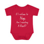 If I Refuse To Nap Am I Resisting A Rest? Infant Baby Rib Bodysuit