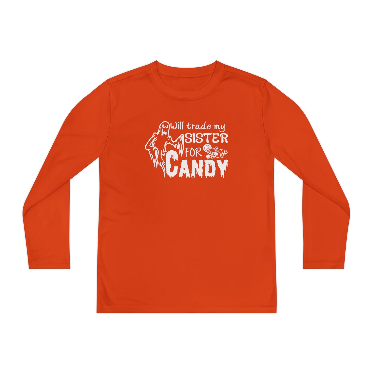 Will Trade My Sister For Candy Youth Long Sleeve Tee