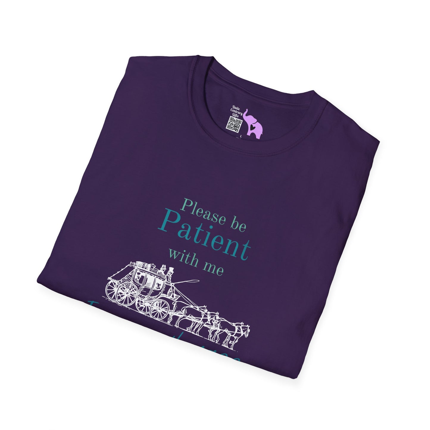 Please Be Patient With Me I'm From The 1900's (Stagecoach) Adult T-shirt