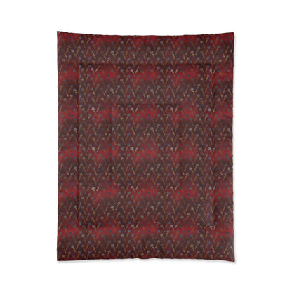 Ruby Night Blossoms Comforter