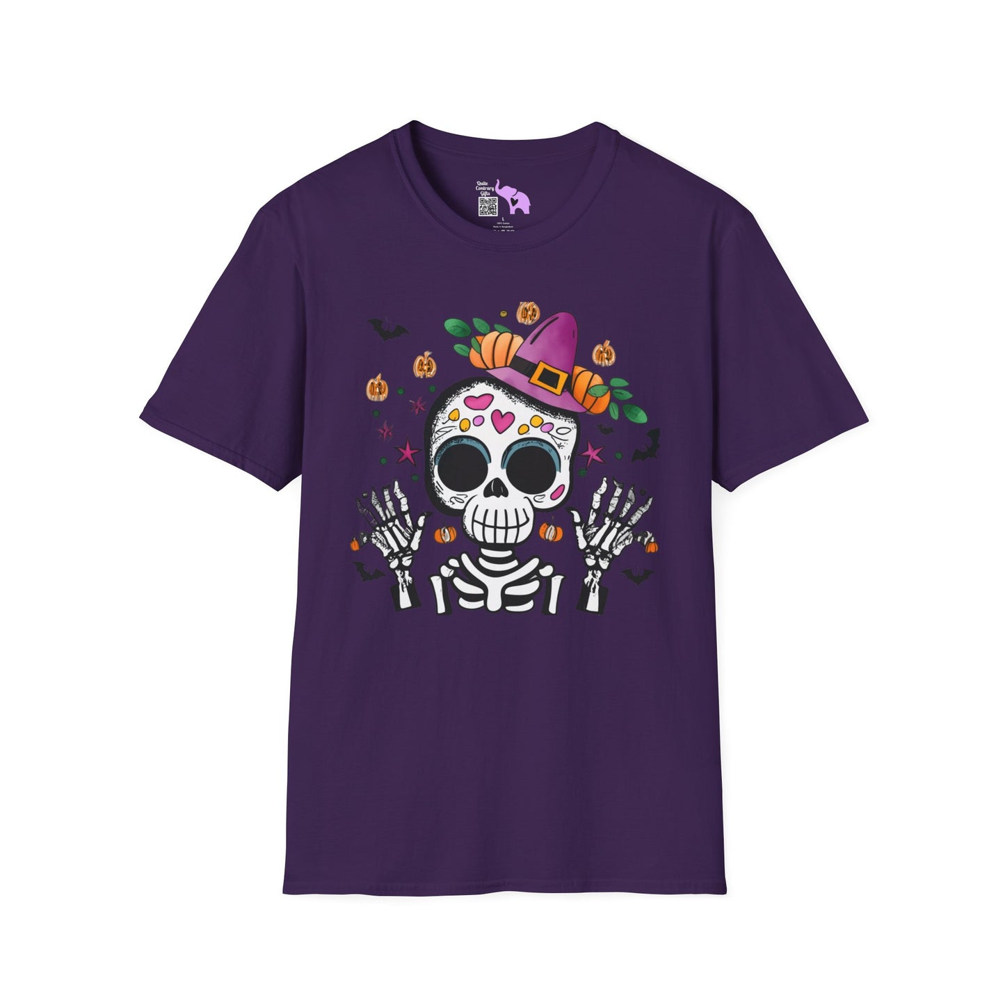 Dios de Muertos Skull Adult T-shirt