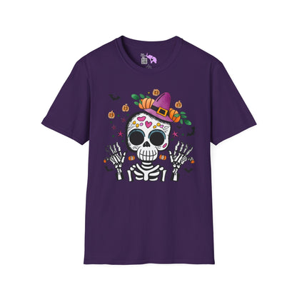 Dios de Muertos Skull Adult T-shirt