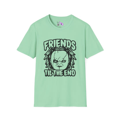 Chucky Friends Til The End Adult T-shirt