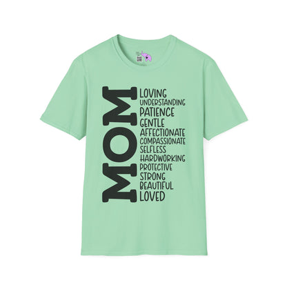Mom Description Adult T-shirt