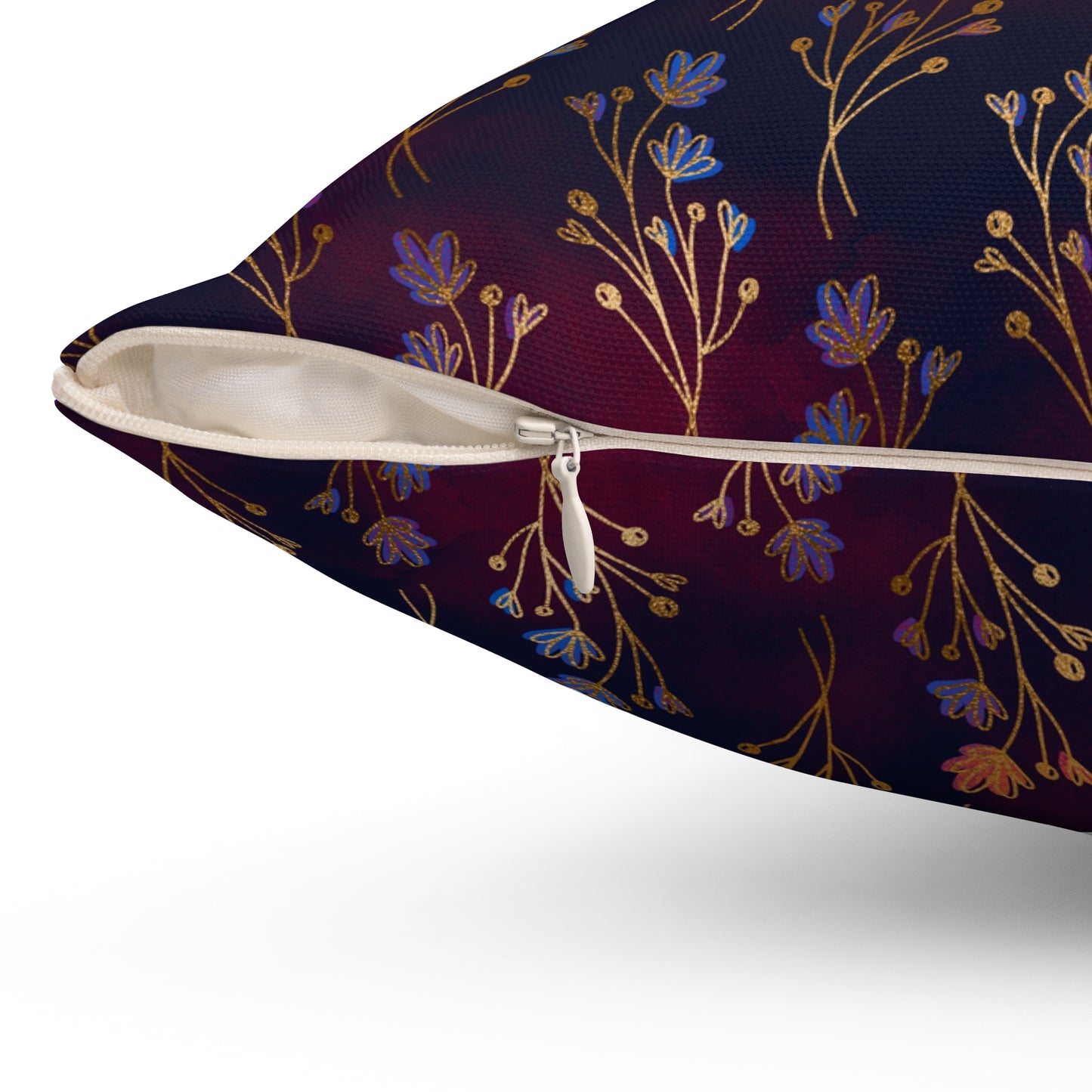 Golden Grove Midnight Throw Pillow
