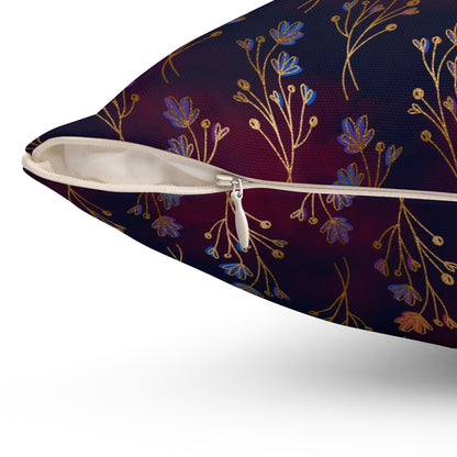 Golden Grove Midnight Throw Pillow