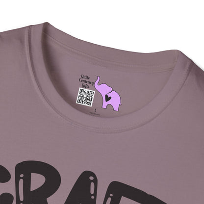 Craft First Talk Later Adult T-shirt