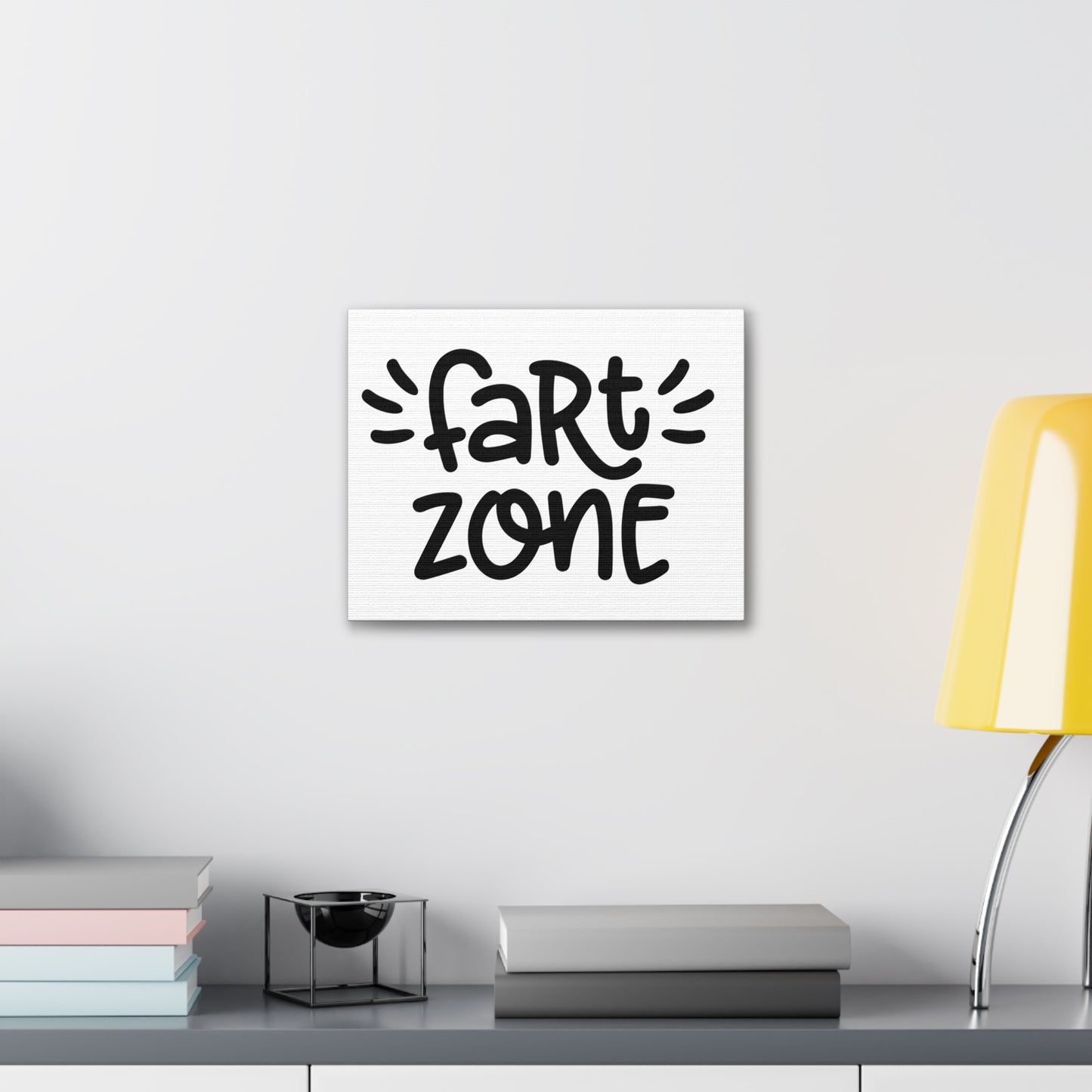 Fart Zone Canvas Horizontal Wraps w/o Frame