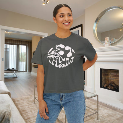 Let Them Women's Boxy Tee