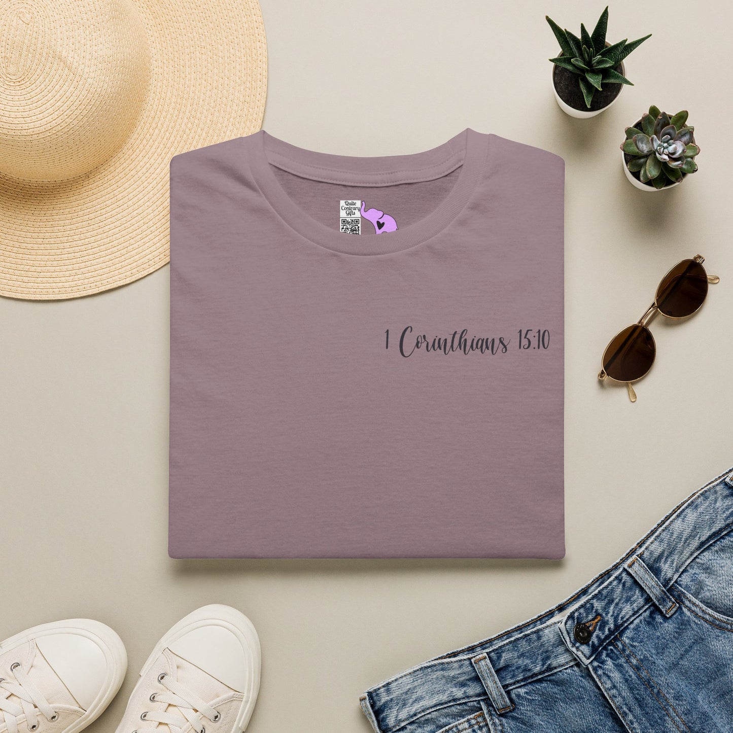 ""Try Jesus Not Me 1 Corinthians 15:10 Adult T-shirt