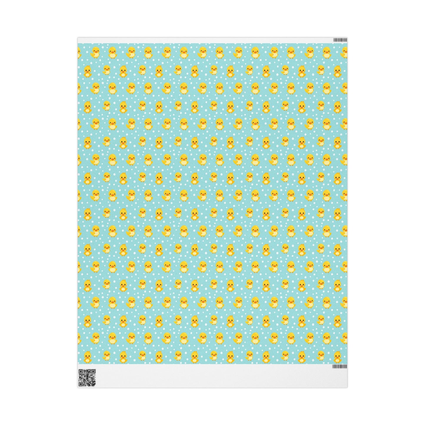 Ducky Dot Parade Wrapping Paper