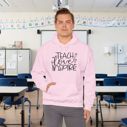 Teach Love Inspire Heavy Blend™ Hooded Sweatshirt