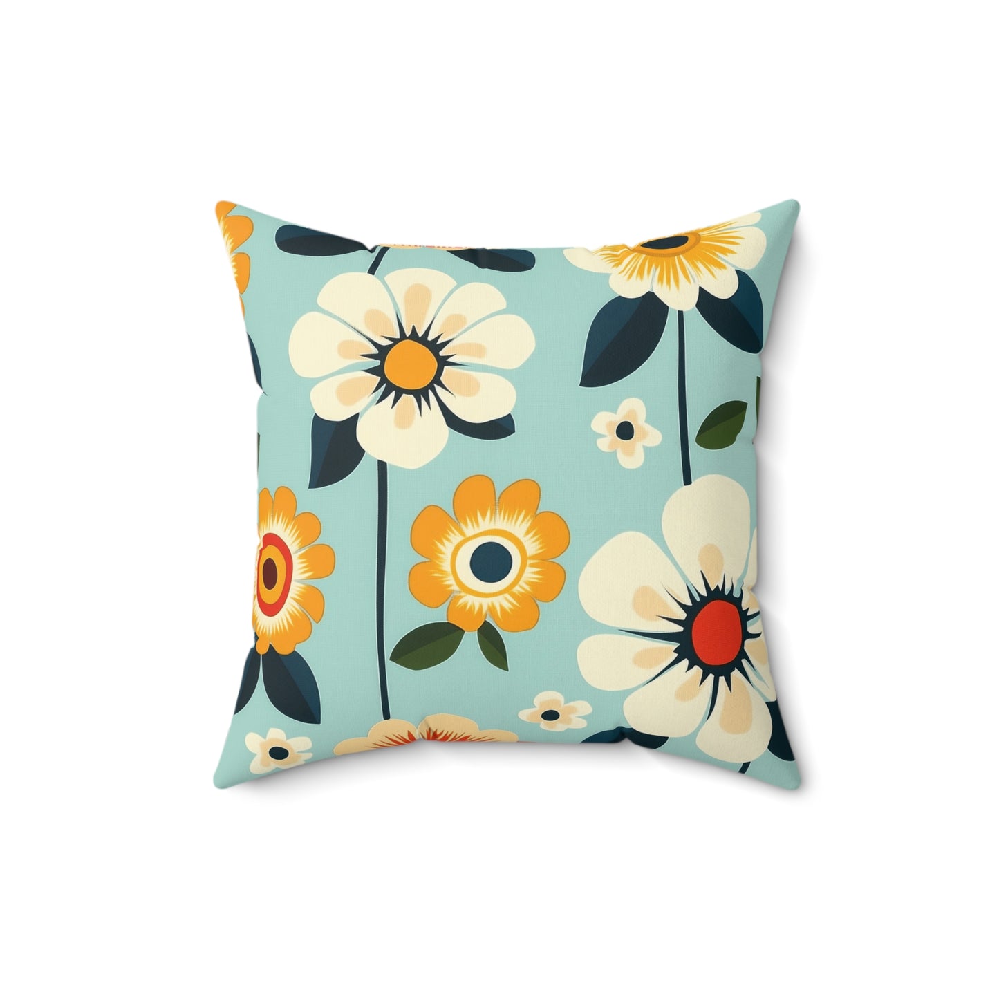 Joy Petals Throw Pillow