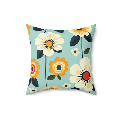 Joy Petals Throw Pillow