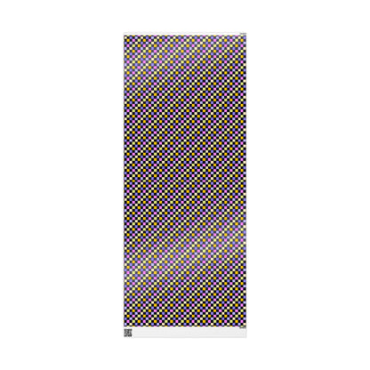 Joyful Checkerboard Gift Wrap