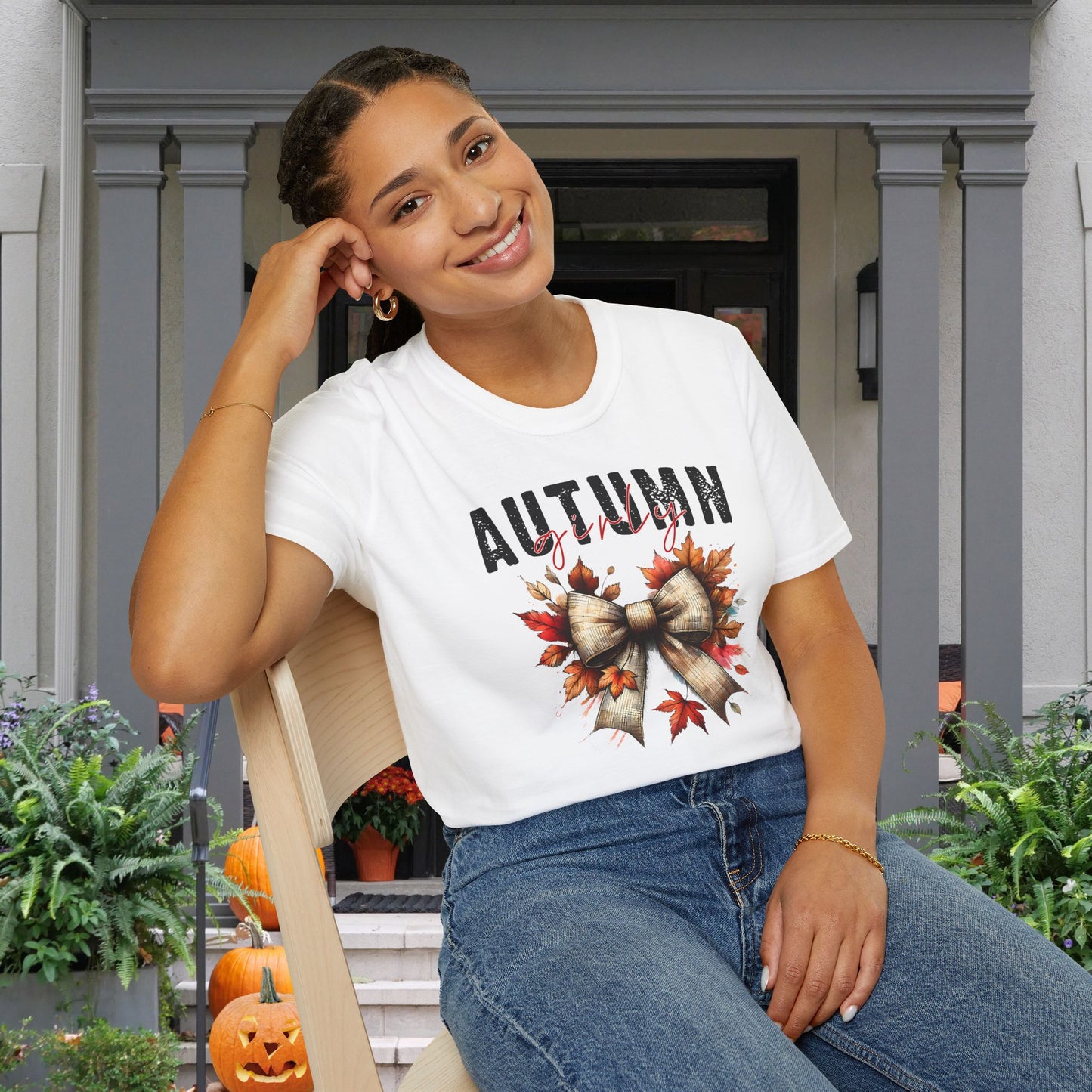 Autumn Girly Adult T-shirt