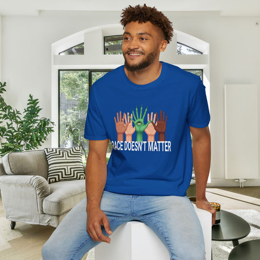 Race Doesn't Matter Adult T-shirt