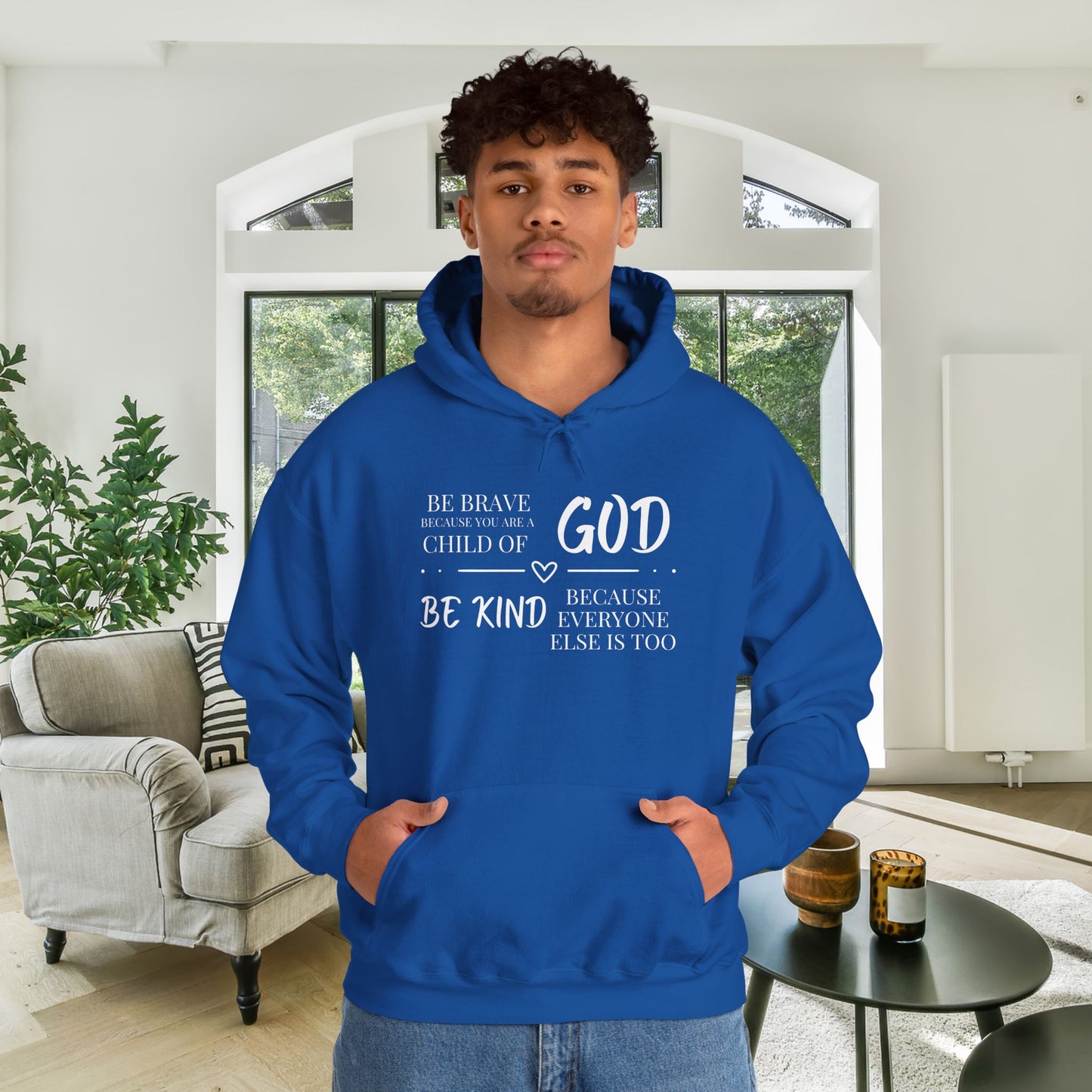 Because You Are A Child of God Heavy Blend™ Hooded Sweatshirt