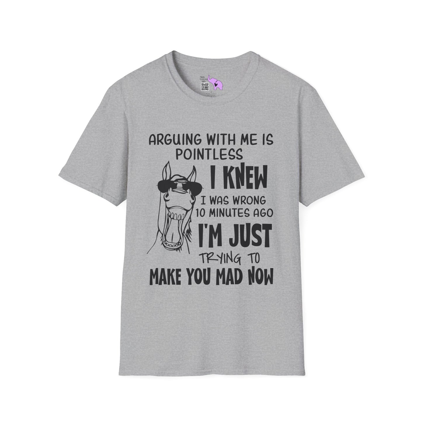 Arguing With Me is Pointless... Adult T-shirt
