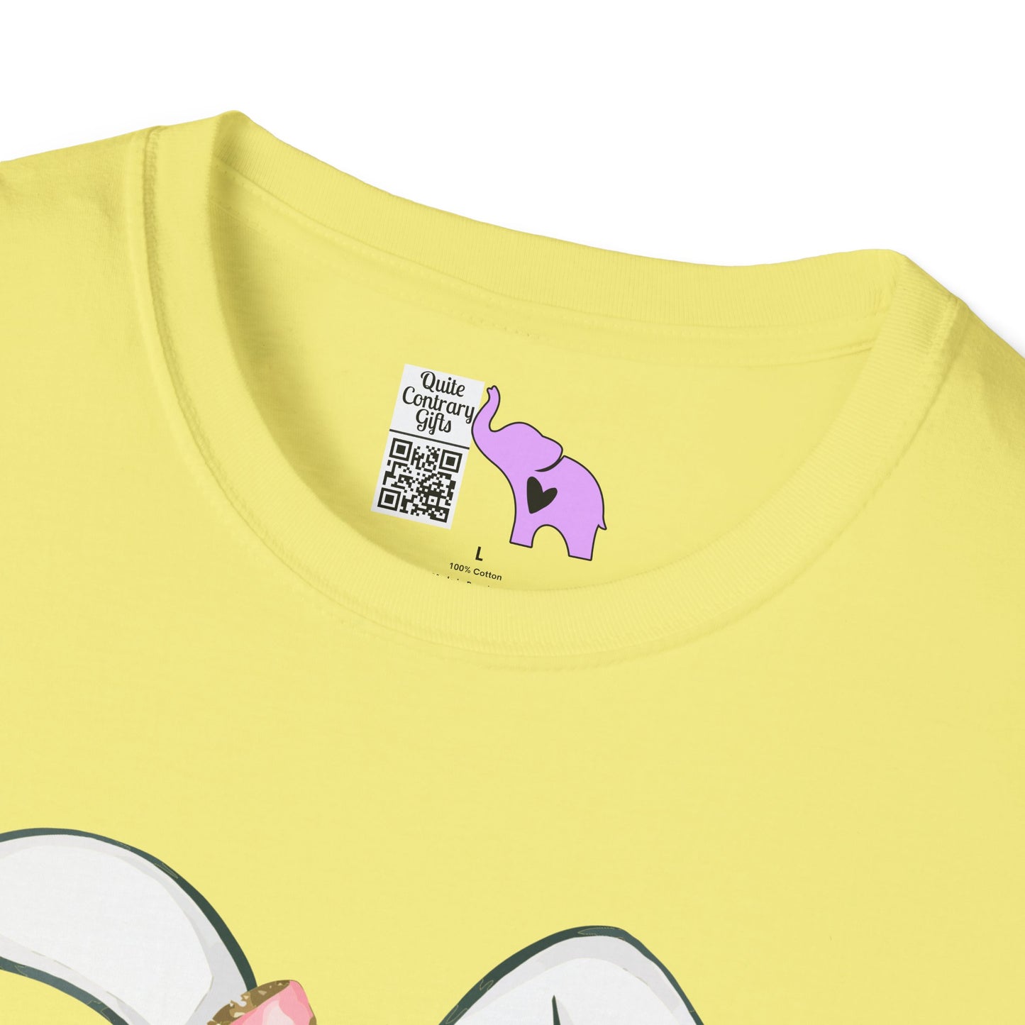 Happy Easter (Bunny Tail) Adult T-shirt