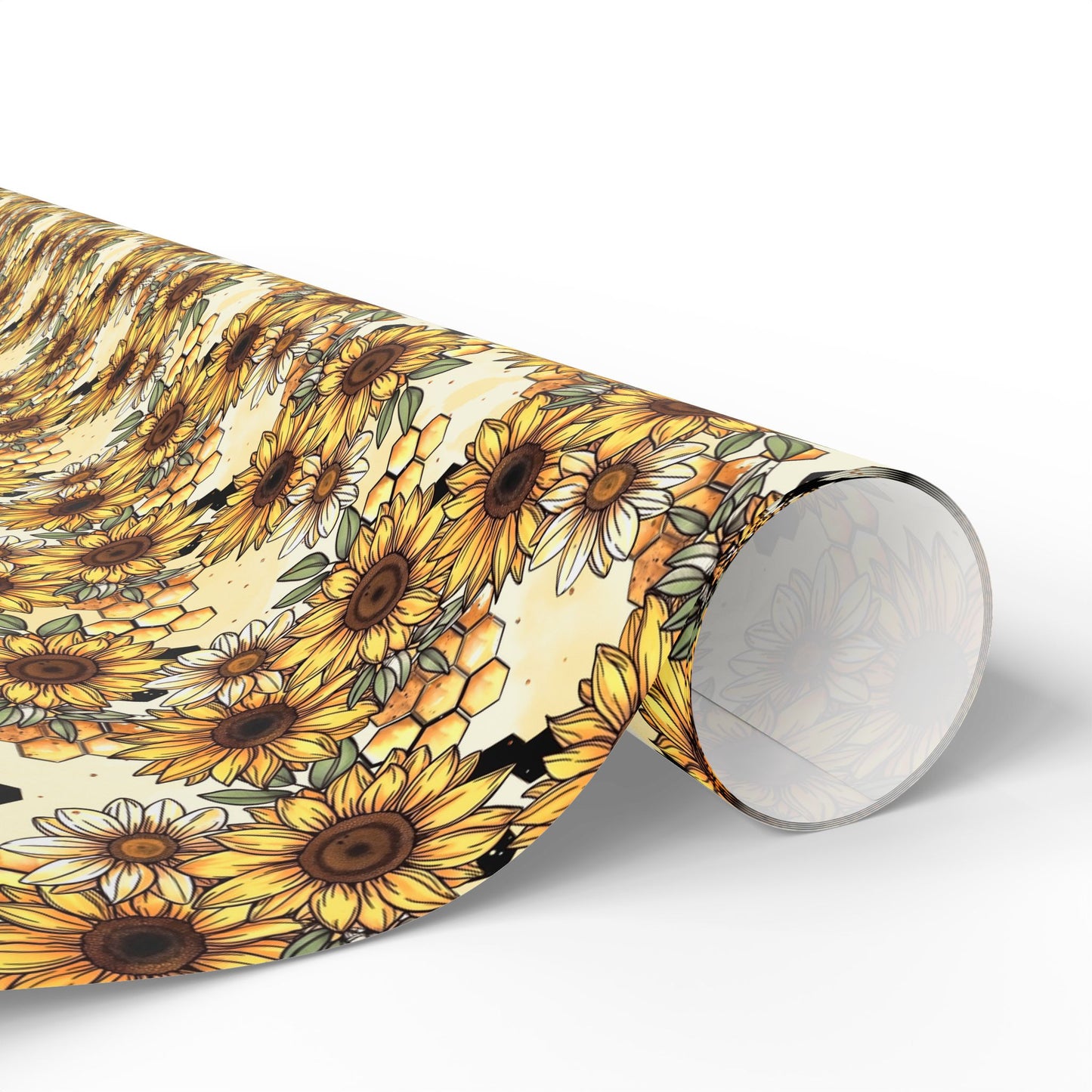 Honecombs & Sunflowers Wrapping Paper
