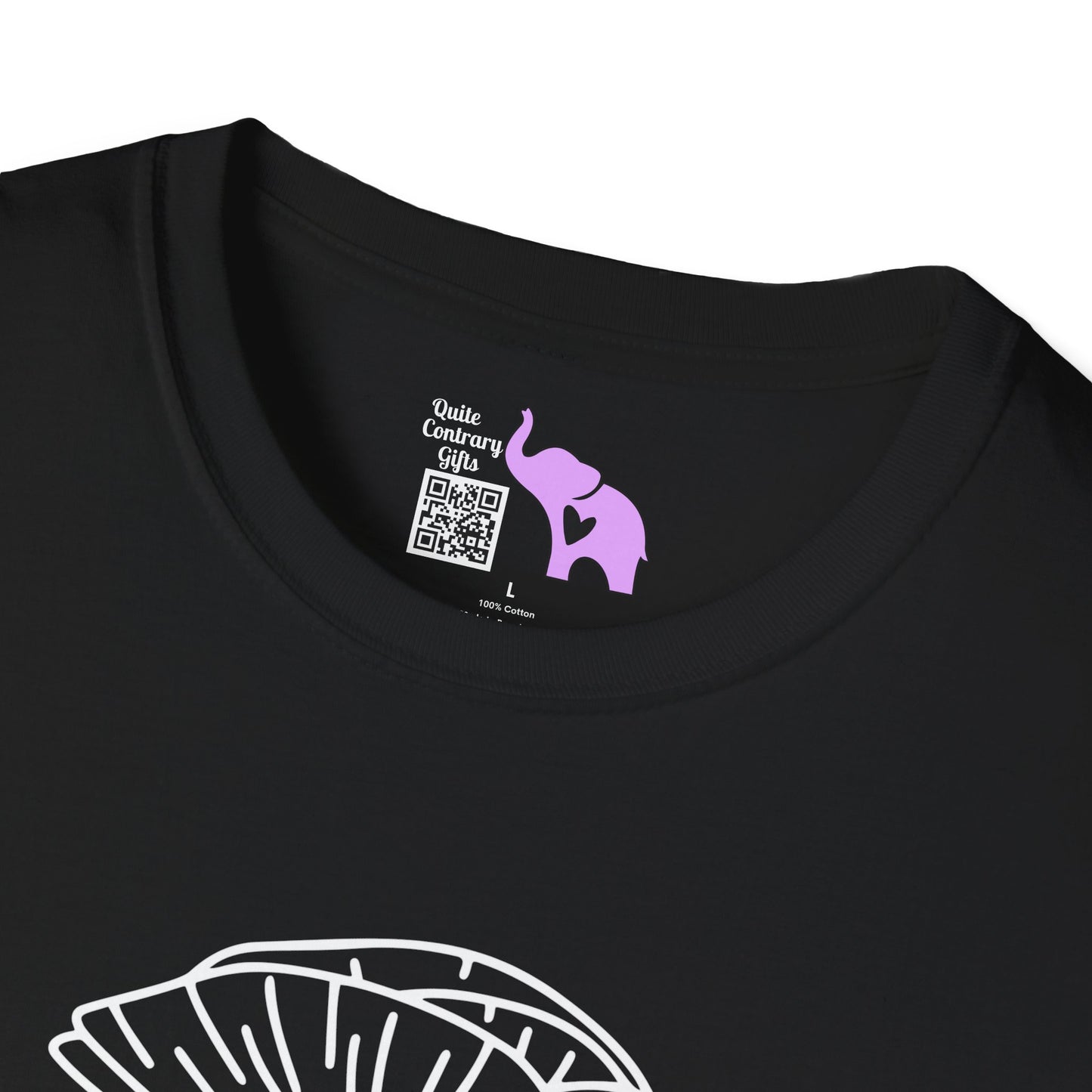 Faith (Vertical, Floral) Adult T-shirt